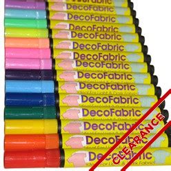 decofabric metallic and opaque fabric markers|deco fabric marker black.